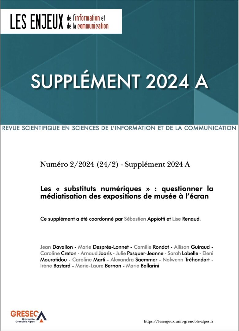 Couverture Enjeux de la com supplément 2024 A